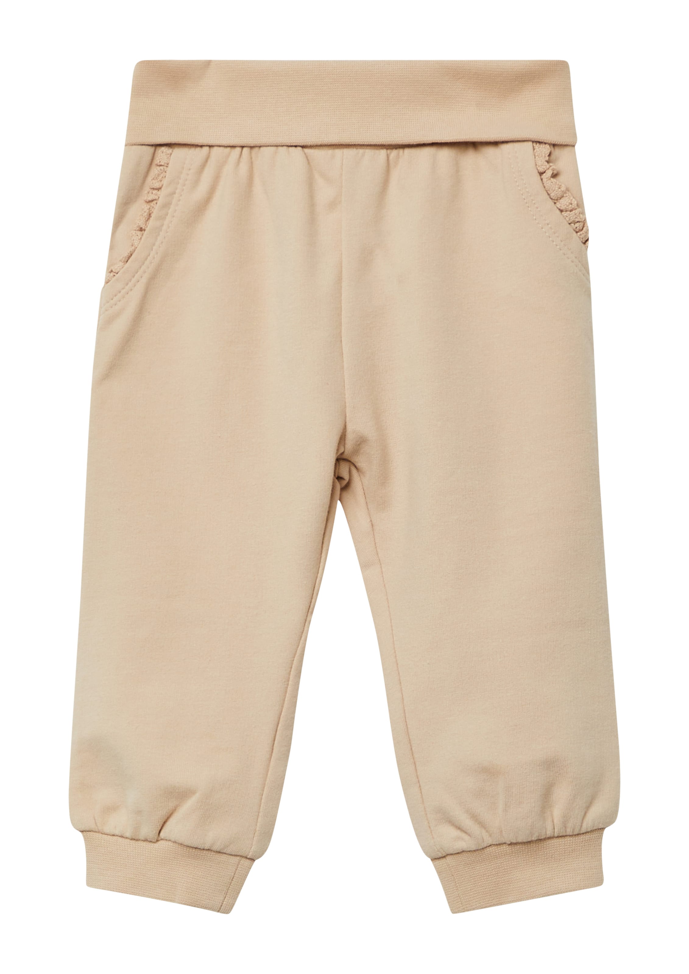 Effilé Pantalon s.Oliver en beige : devant