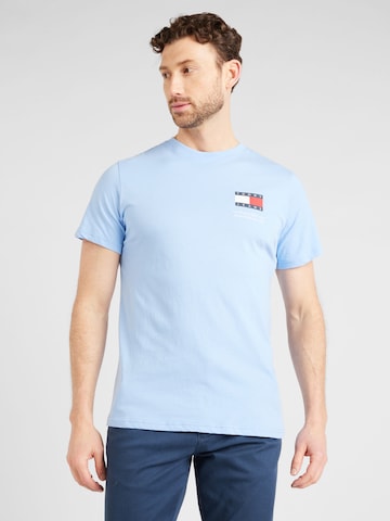 Tommy Jeans Shirt 'ESSENTIAL' in Blue: front