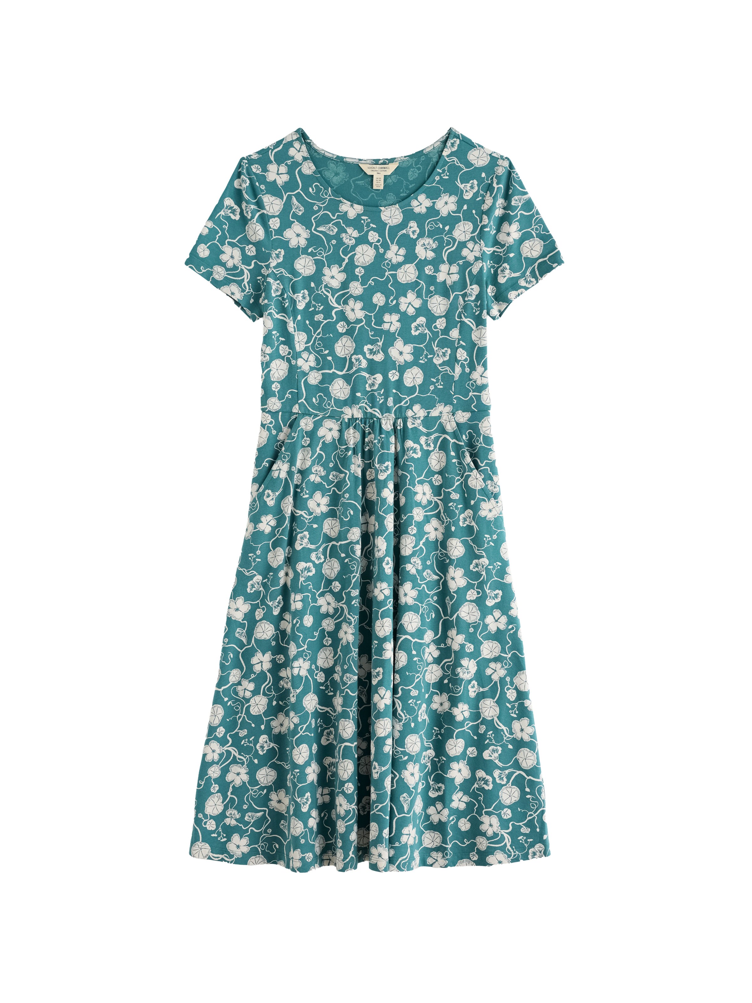 Seasalt Cornwall Jurk 'April' ' in 36 in de kleur Blauw / Wit, Productweergave