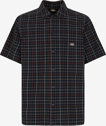 DICKIES Regular fit Button Up Shirt 'SURRY' in Blue: front