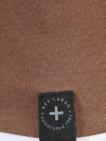 Key Largo Regular fit Sweater 'Sarasota' in Brown