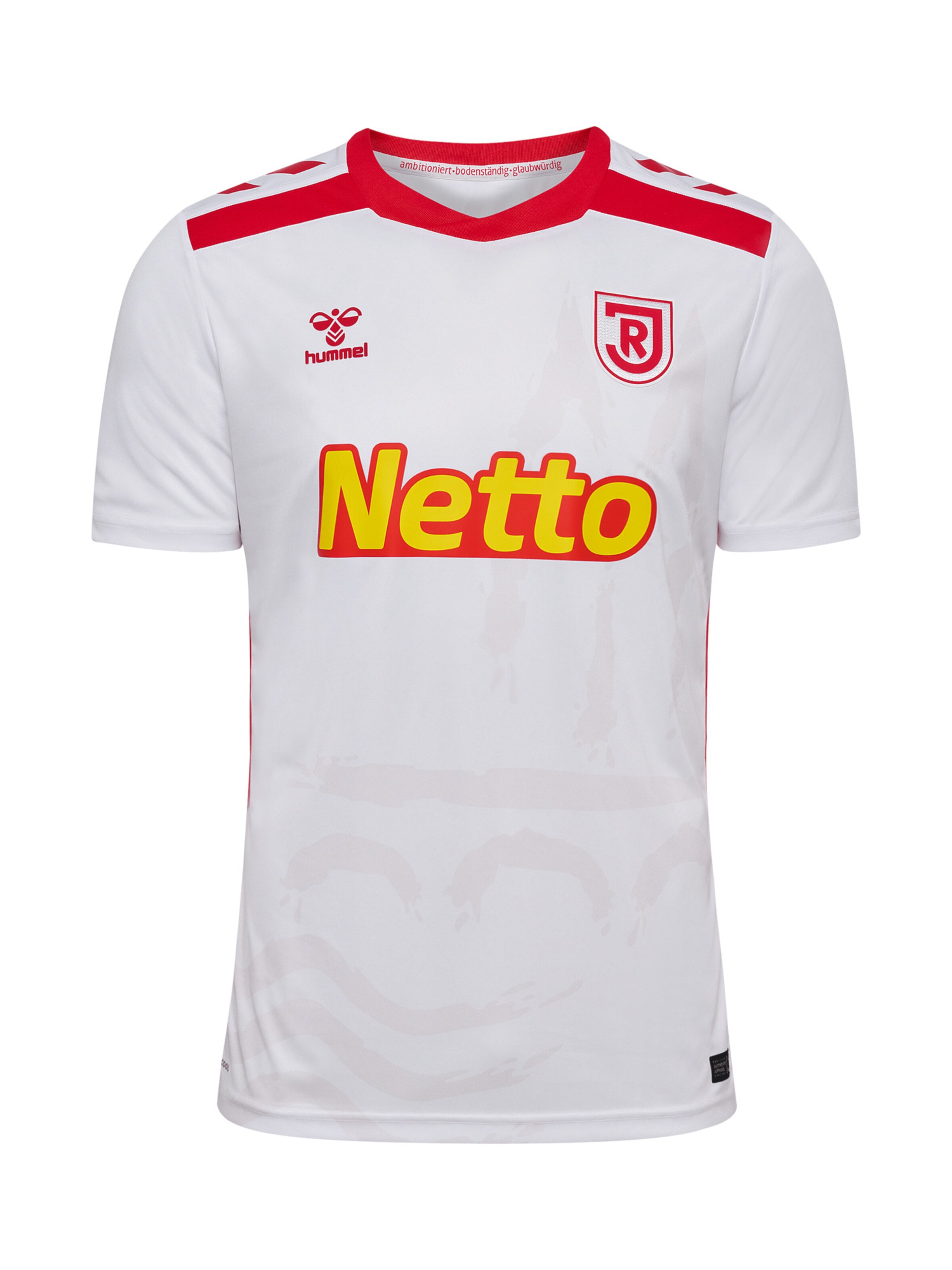 Hummel Fodboldtrøje 'SSV Jahn Regensburg 24/25' i hvid: forside