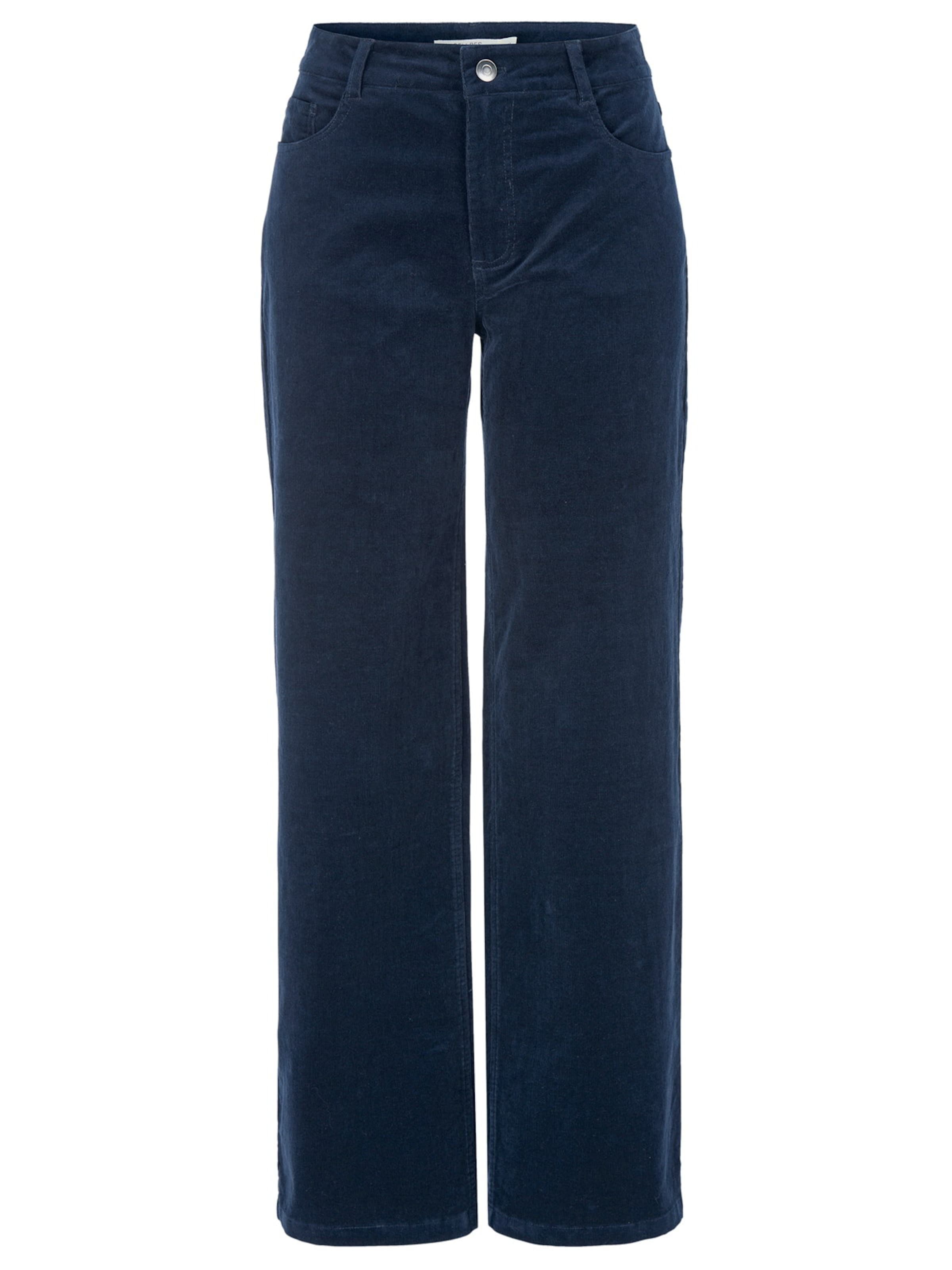 Cellbes of Sweden Wide leg Broek in Blauw: voorkant
