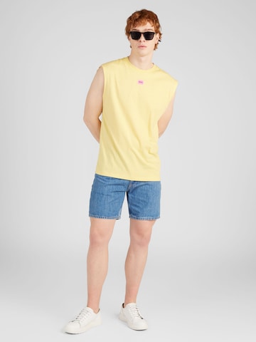 HUGO Red Shirt 'Dankto 241' in Yellow