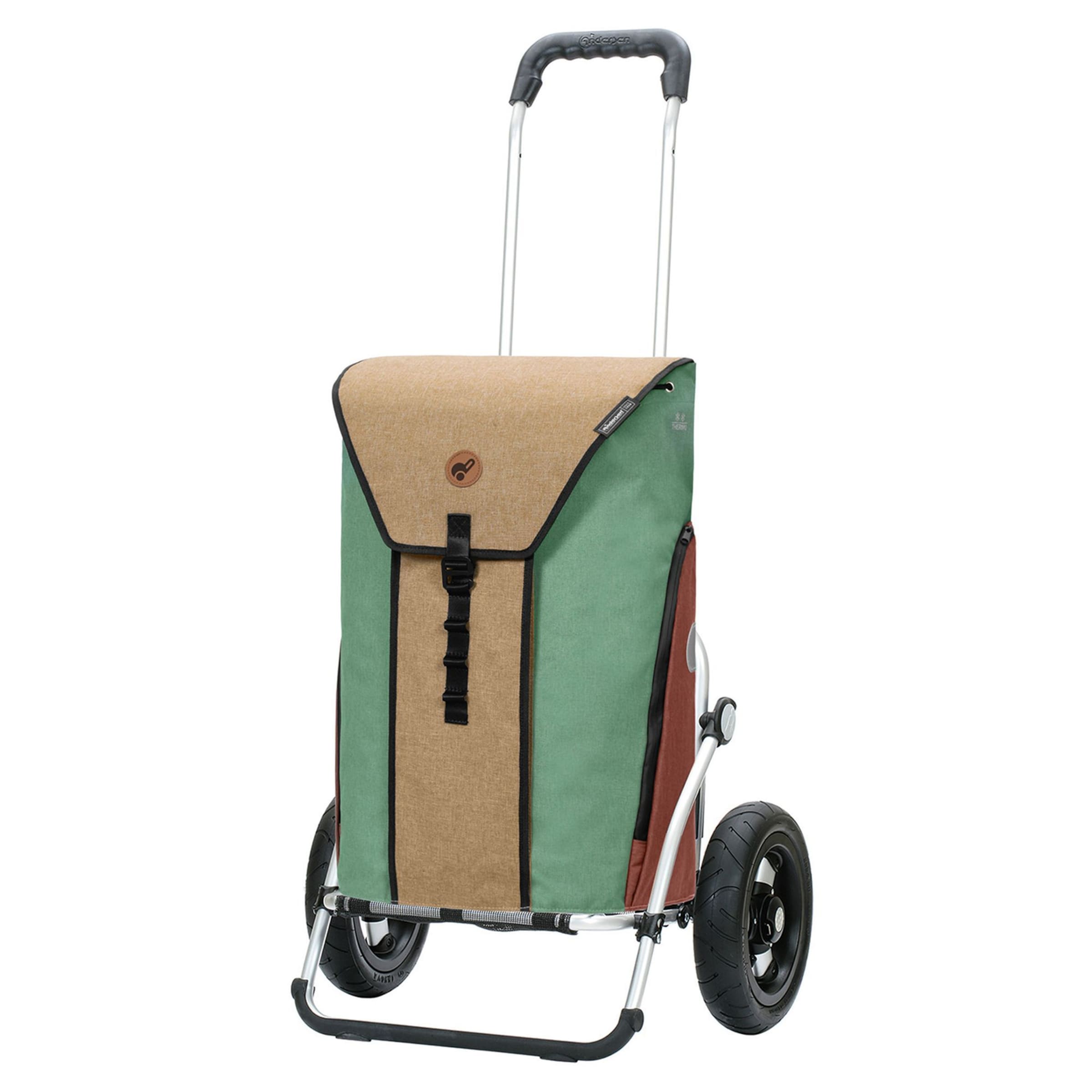 Andersen Shopper Trolley 'Oli.P 2.0' in Beige: front