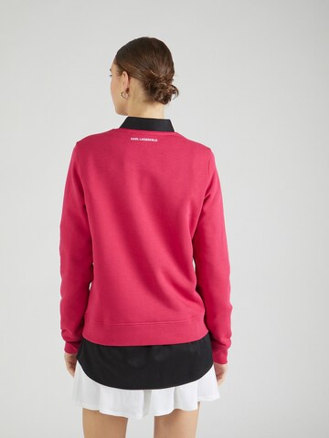 Felpa 'Ikonik 2.0' di Karl Lagerfeld in rosso