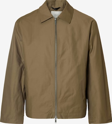 SELECTED - Chaqueta de entretiempo 'SLHCEDRIC' en marrón: frente