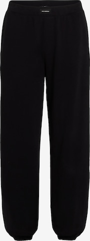 Karl Lagerfeld - Loosefit Pantalón en negro: frente