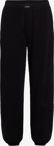 Karl Lagerfeld Loosefit Hose in Schwarz: predná strana