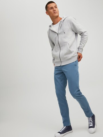 JACK & JONES Слим Брюки-чинос 'Marco Fred' в Синий