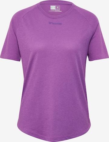 T-shirt fonctionnel 'VANJA' Hummel en violet : devant