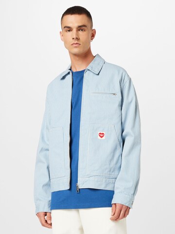 Carhartt WIP Tussenjas in Blauw: voorkant