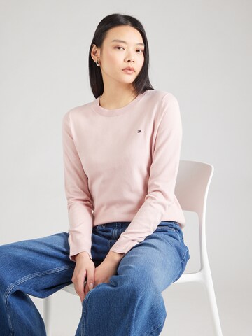 TOMMY HILFIGER Pullover in Pink: Vorderseite