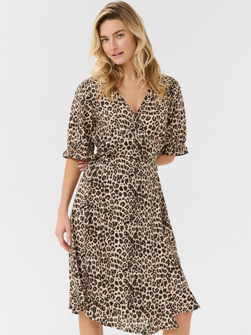 Cream Dress 'CRTiah' in Brown: front