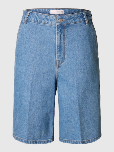 SELECTED Shorts in blue denim, Produktansicht