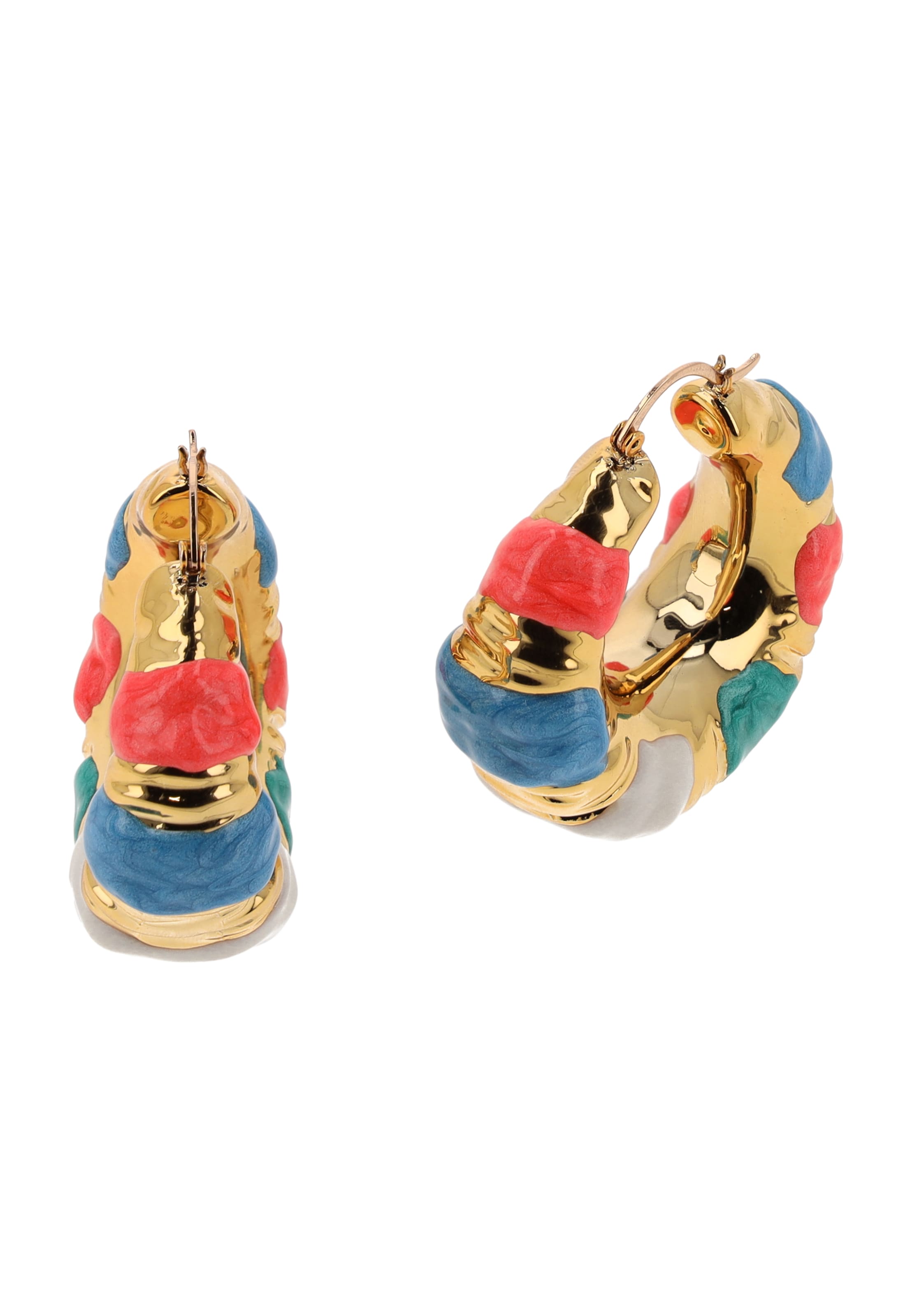 Boucles d'oreilles IZIA en mélange de couleurs