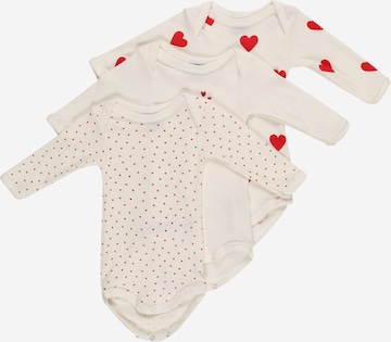 PETIT BATEAU Potkuhousut/body värissä valkoinen: etupuoli