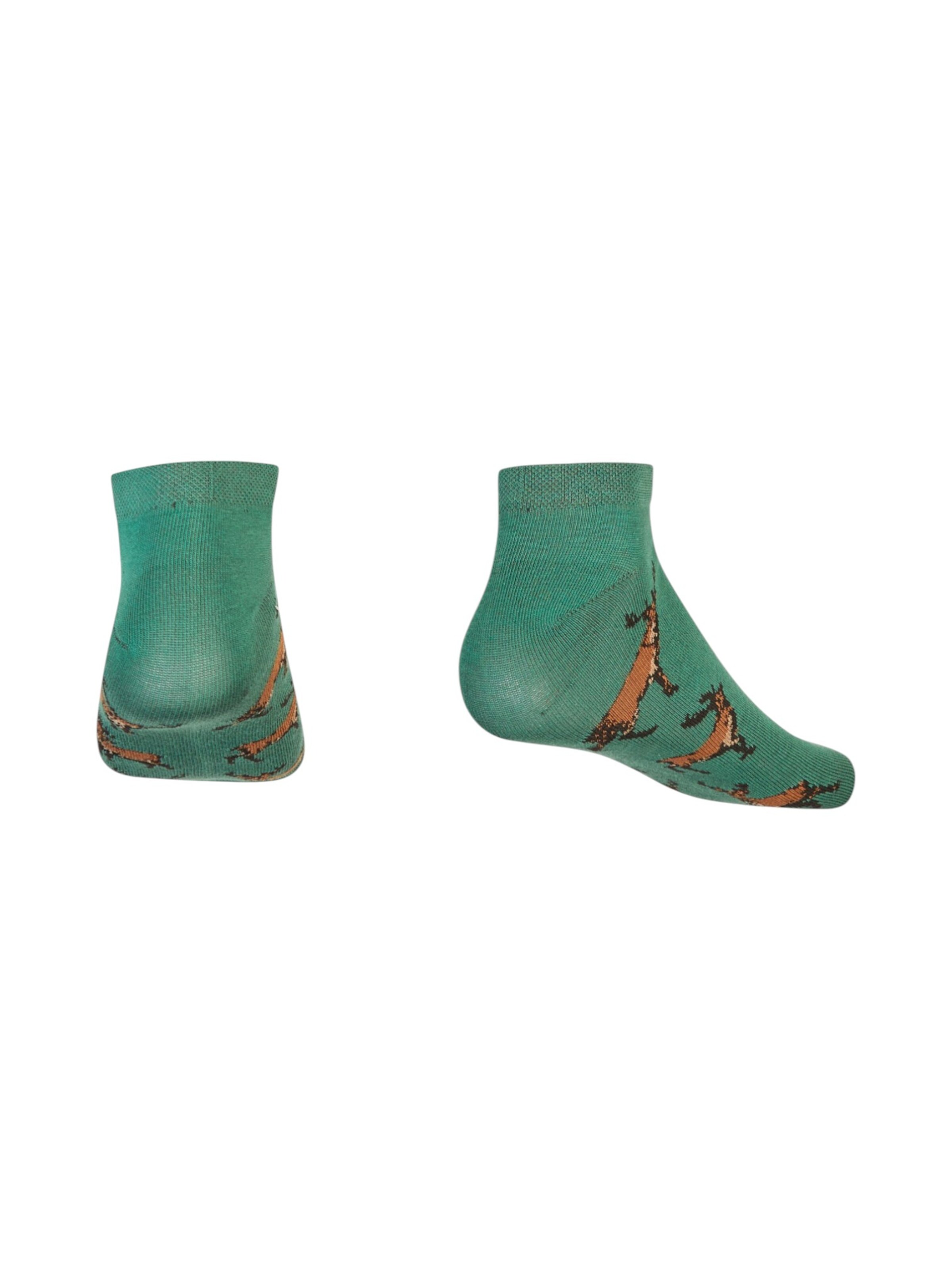 AbgeStrumpft Socks 'Hirsch' in Green