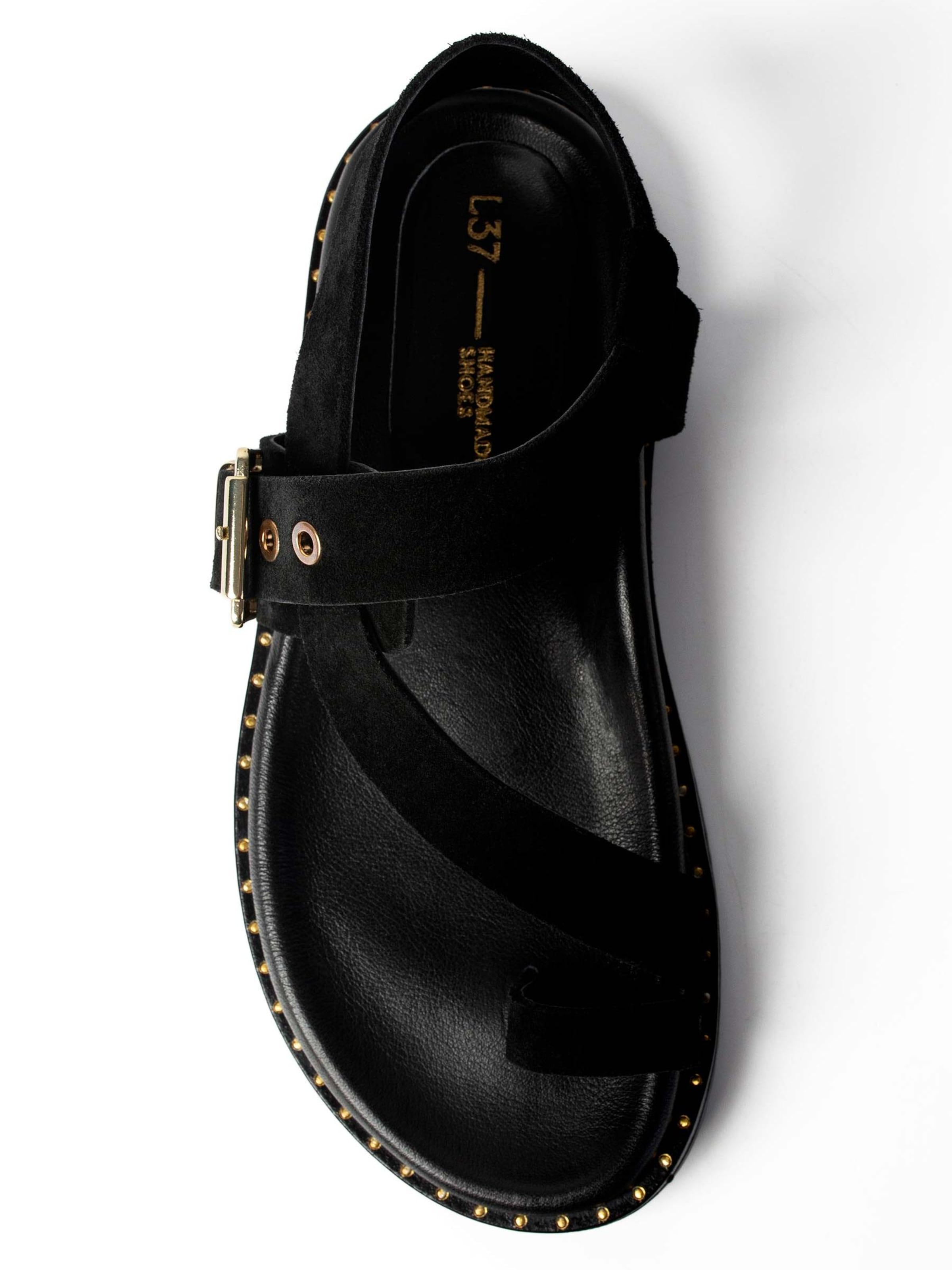 L37 HANDMADE SHOES - Zapatillas 'SALT ON SKIN' en negro
