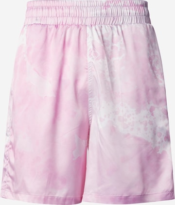 rožinė Carlo Colucci Laisvas Kelnės: priekis