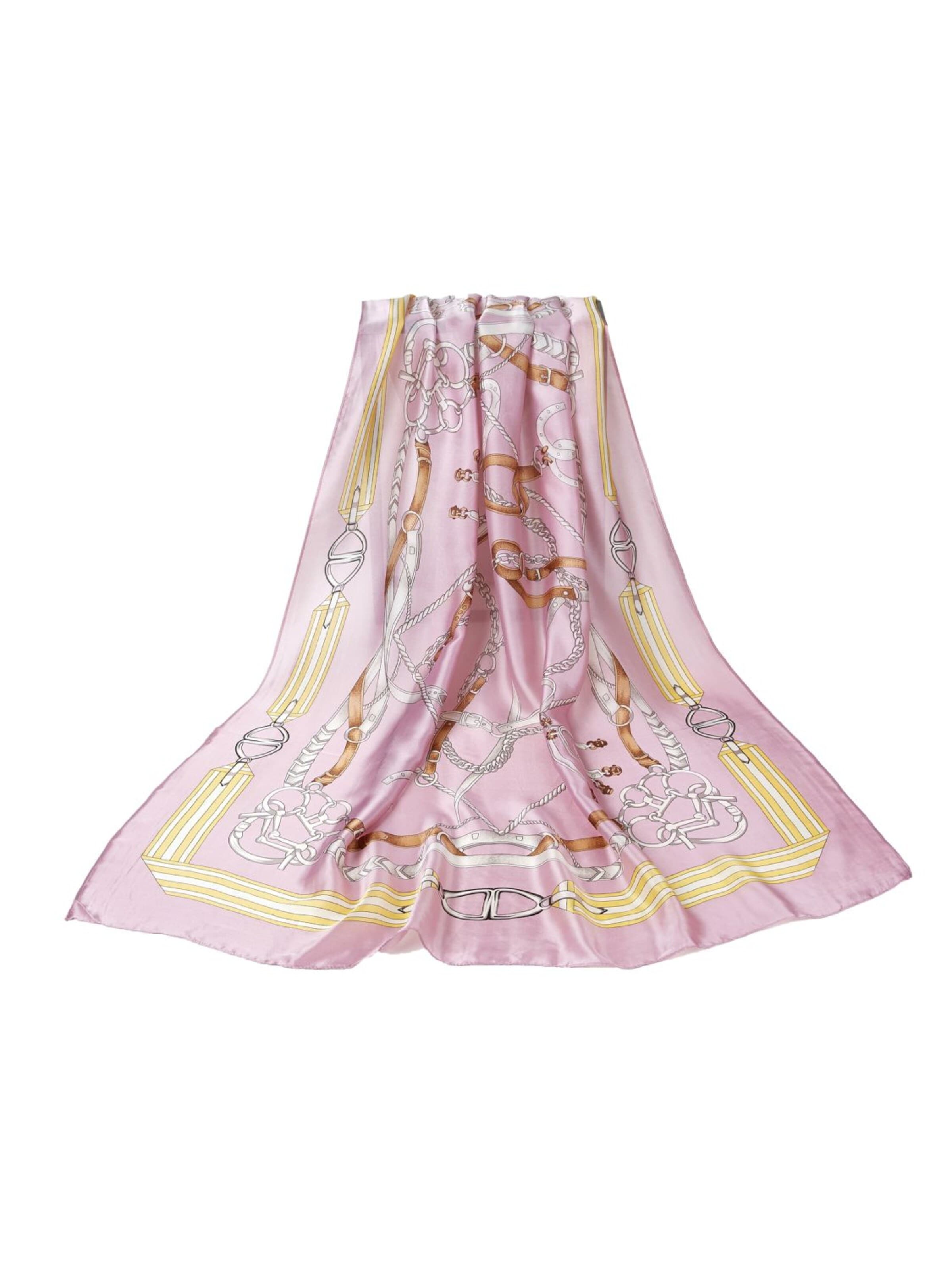19V69 ITALIA - Chal 'Etole Soie Artbelt' en rosa