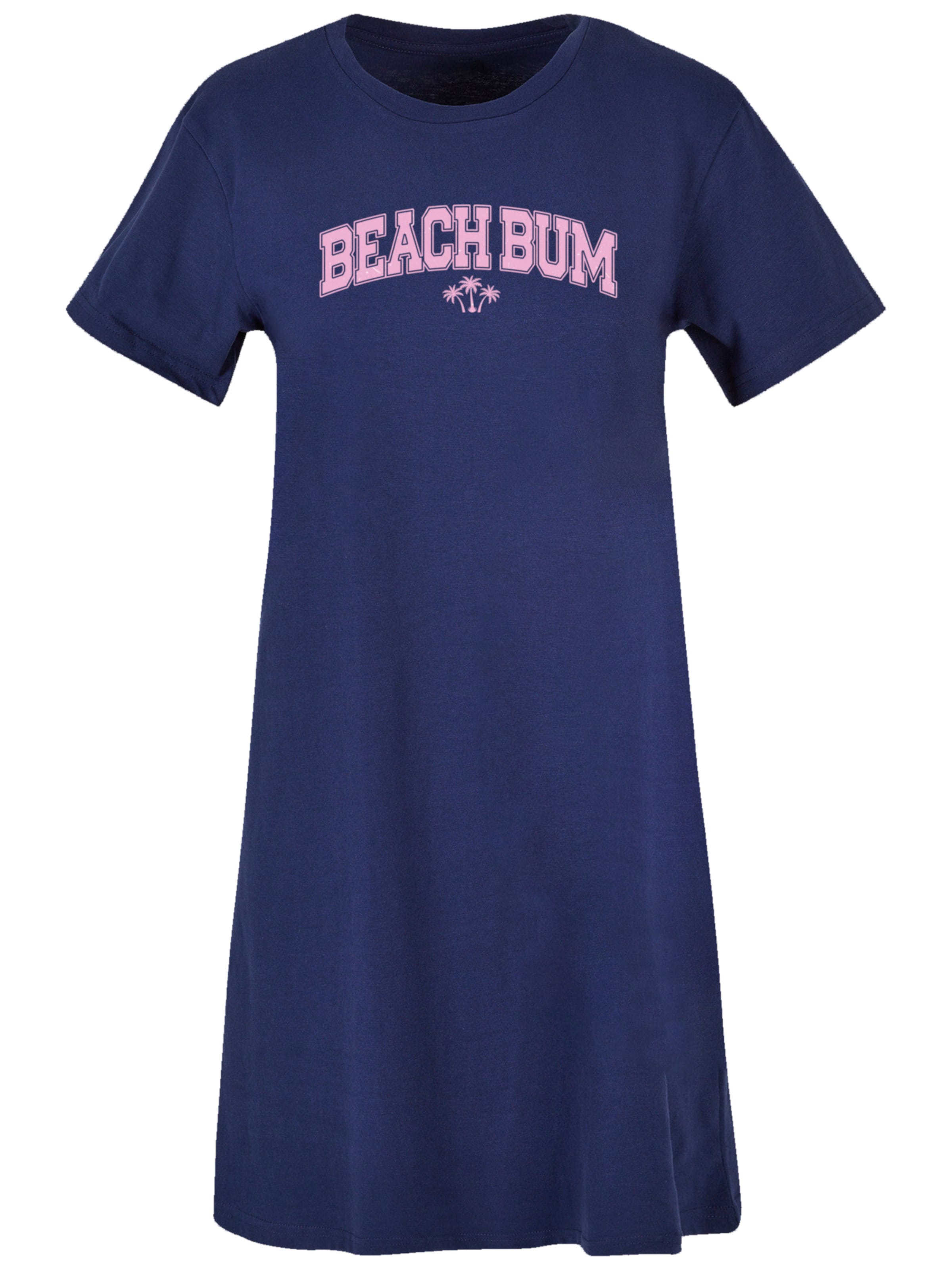 F4NT4STIC Jurk 'Beach Bum Summer Varsity Retro' in Blauw: voorkant