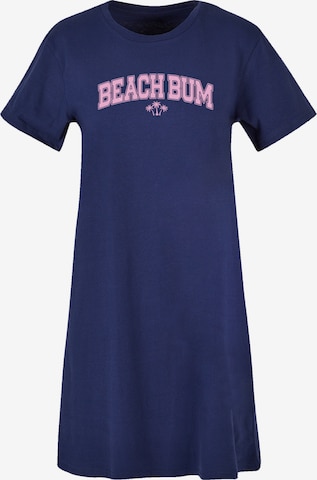 F4NT4STIC Jurk 'Beach Bum Summer Varsity Retro' in Blauw: voorkant