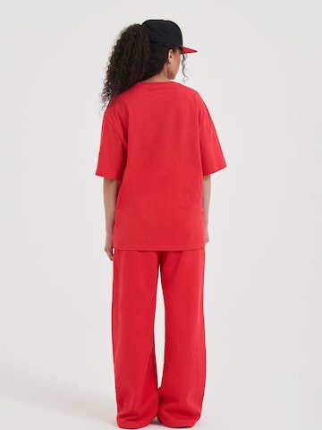 AND1 Zvonové kalhoty Kalhoty – červená