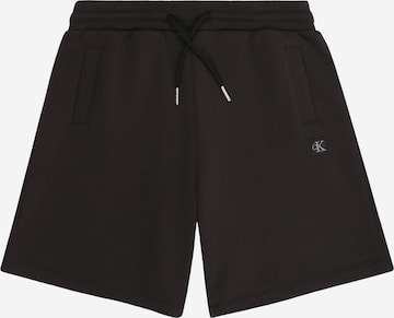 juoda Calvin Klein Jeans Laisvas Kelnės: priekis