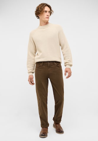 MUSTANG Regular Trousers in Brown