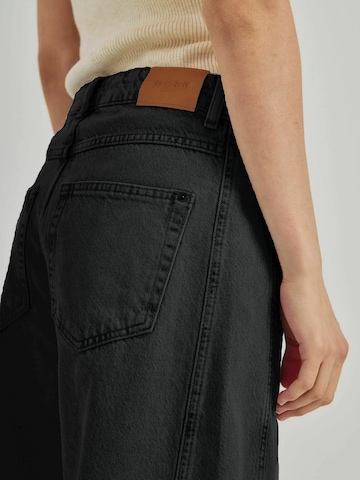 NORR Baggy Jeans 'Kenzie' in Schwarz