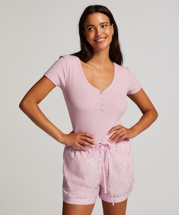 Hunkemöller Short Pajama Set in Pink