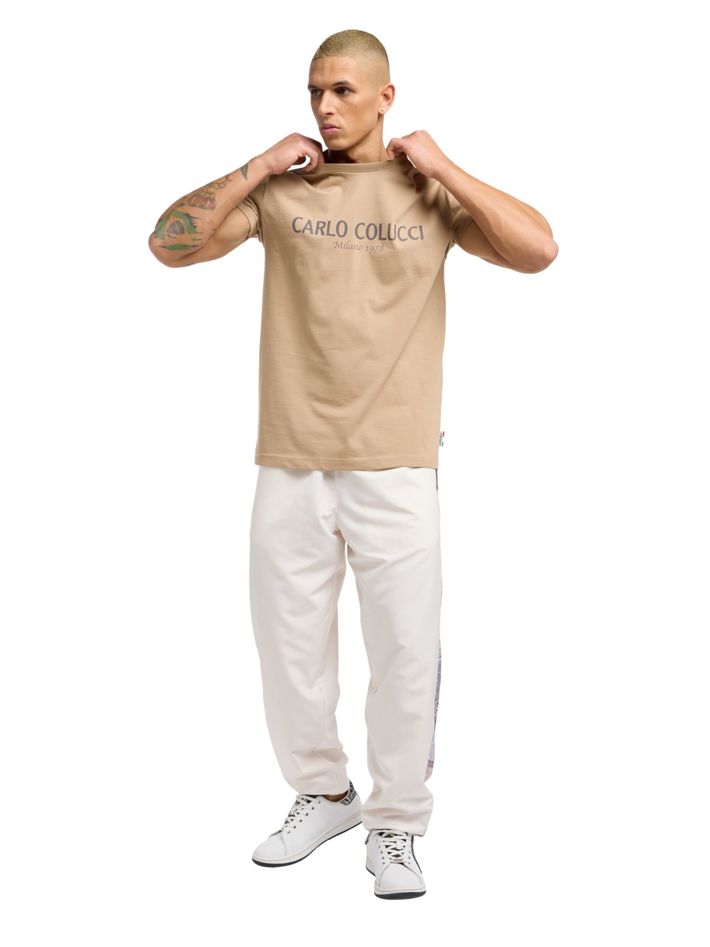 Carlo Colucci Shirt in Beige