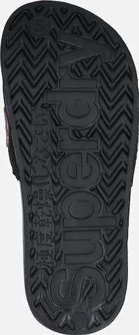 Flip-flops de la Superdry pe negru