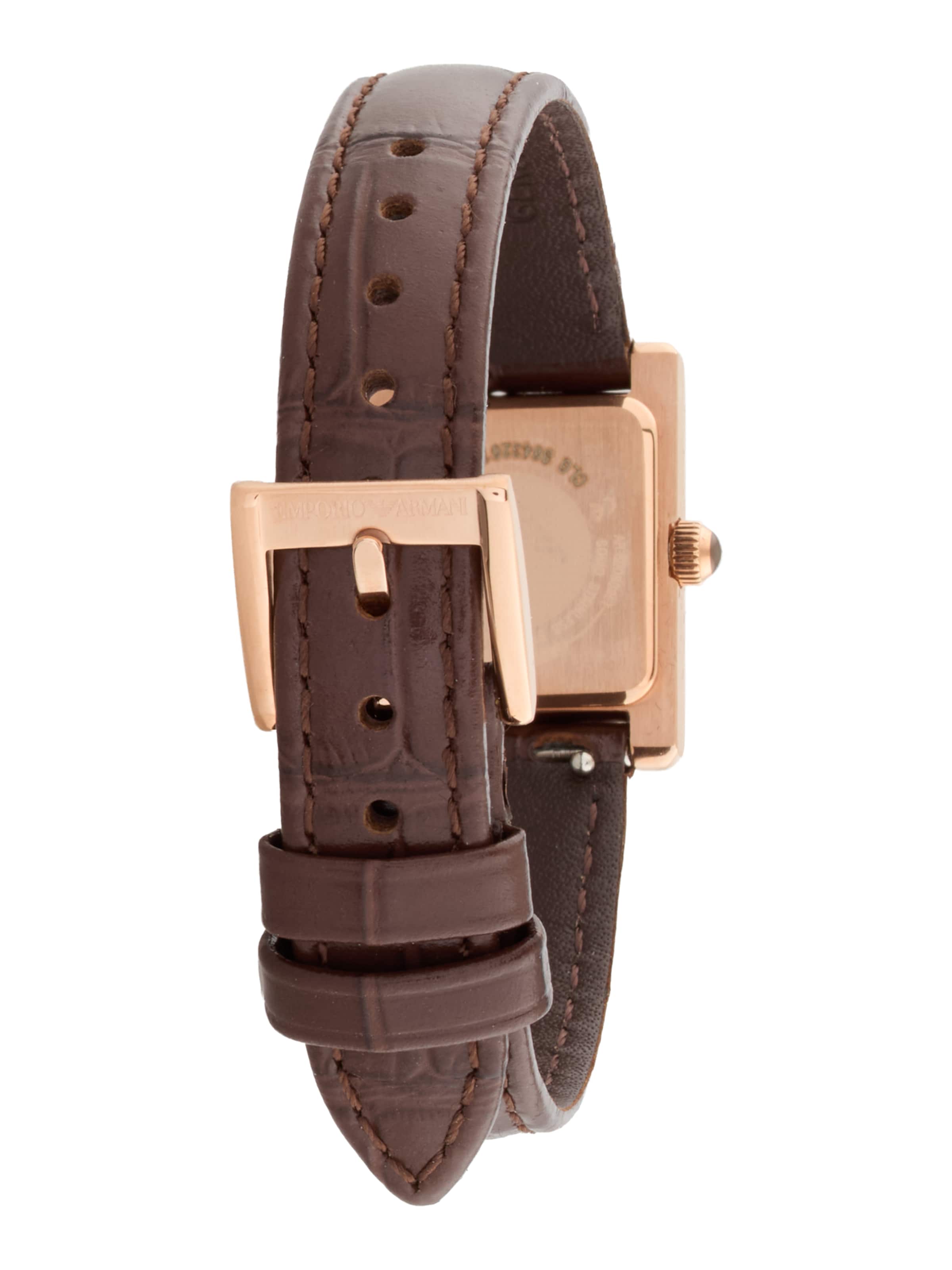 Emporio Armani Аналогов часовник в злато