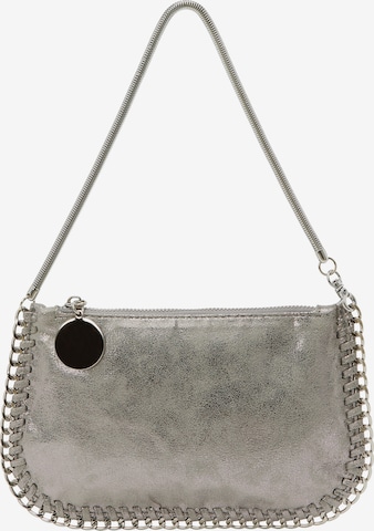 Borsa a spalla di IZIA in grigio: frontale