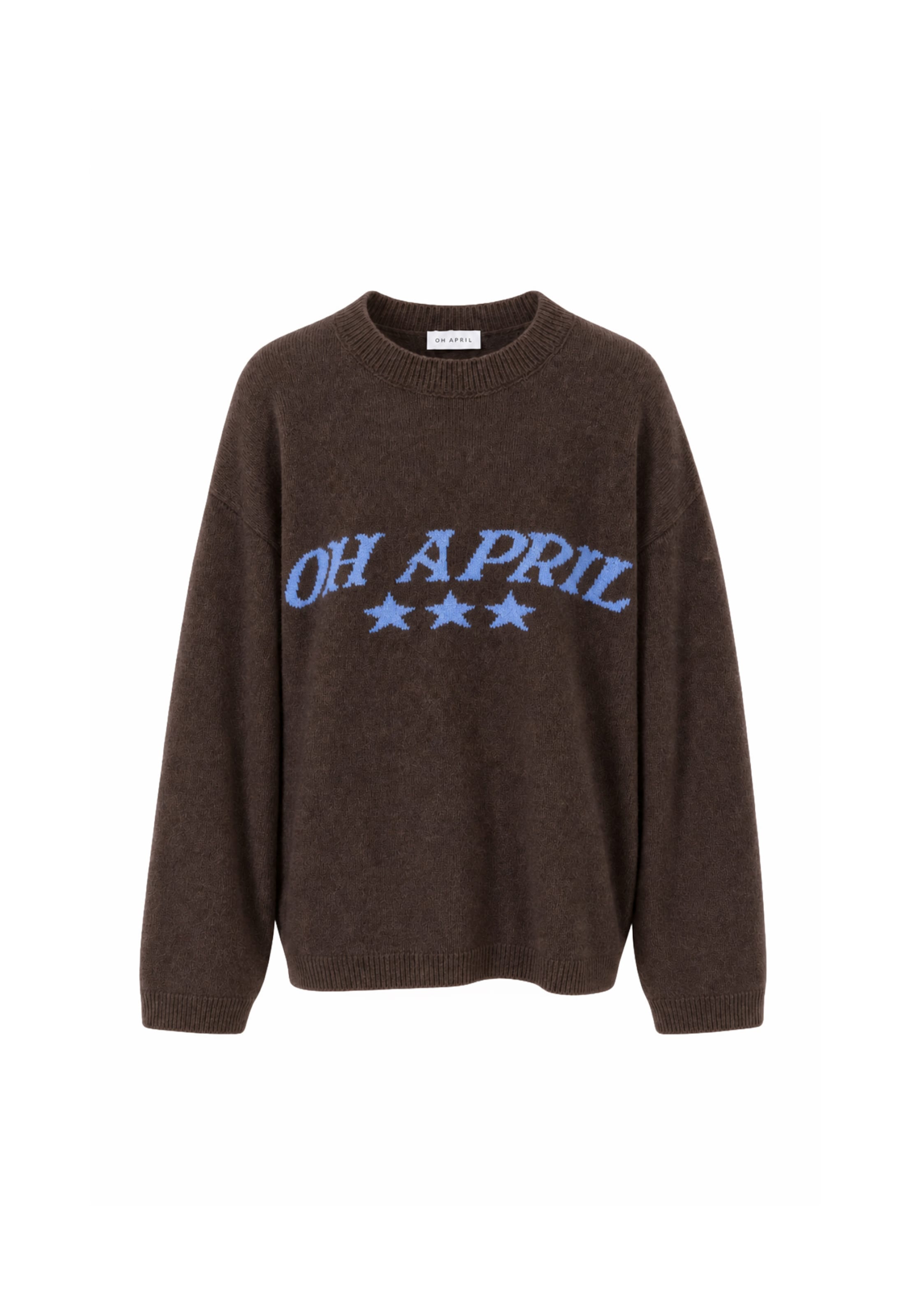 Pullover extra large 'Moani' di OH APRIL in marrone: frontale