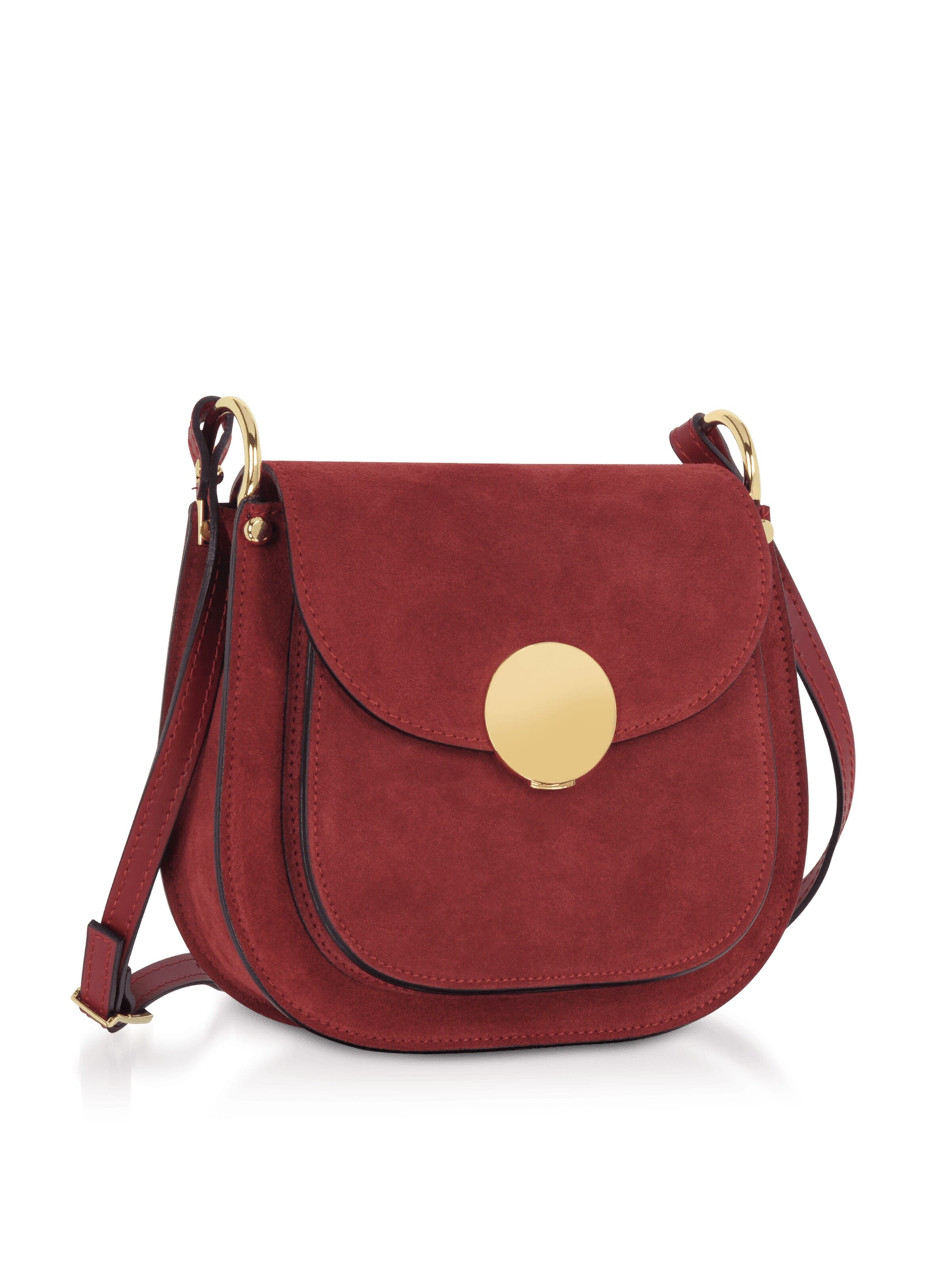 LeParmentier Crossbody Bag 'Agave' in Red: front