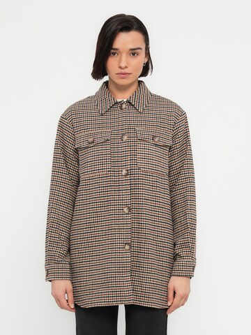 PIECES Tussenjas 'PCSAGA' in Beige: voorkant