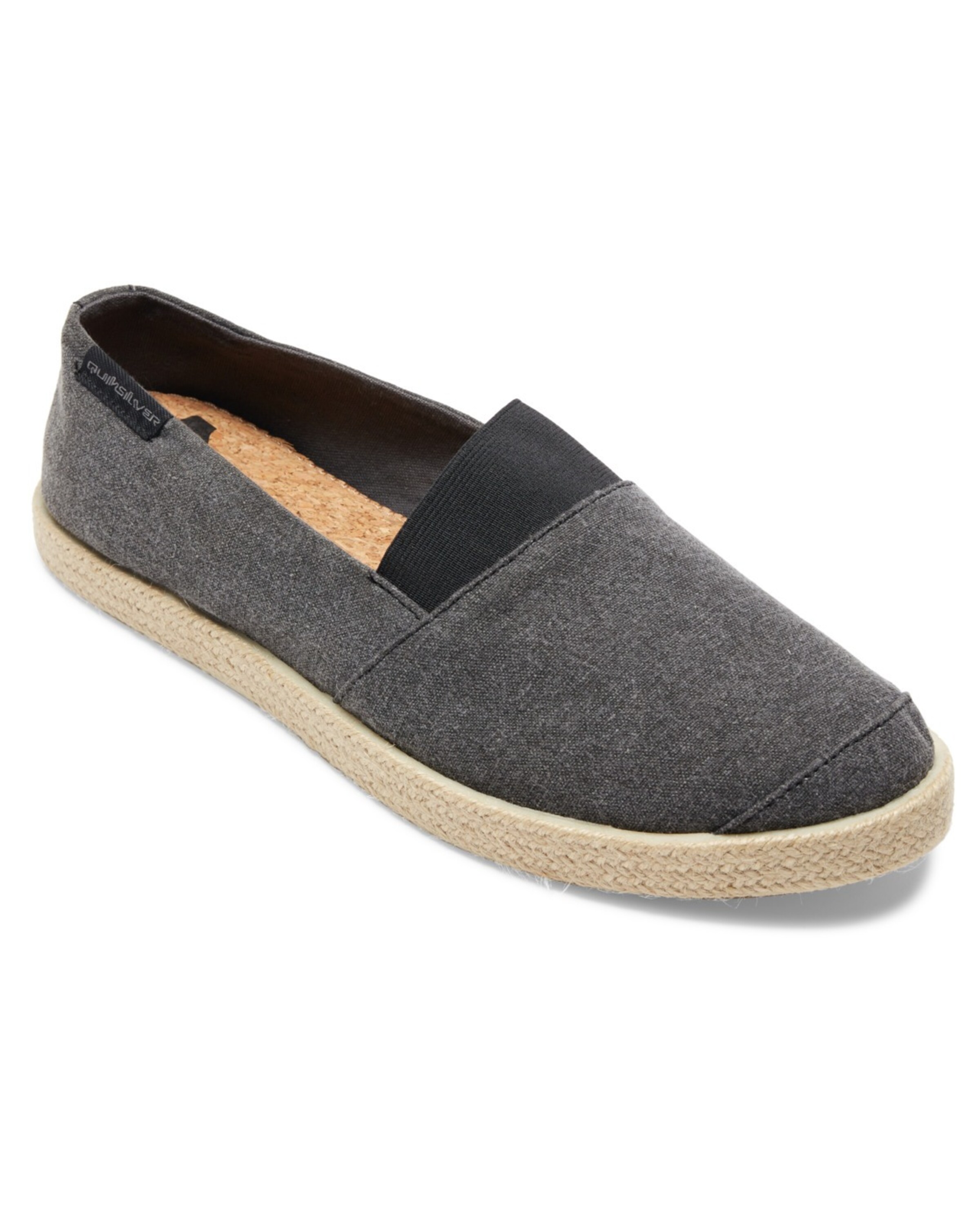 QUIKSILVER Espadrilles in Black: front