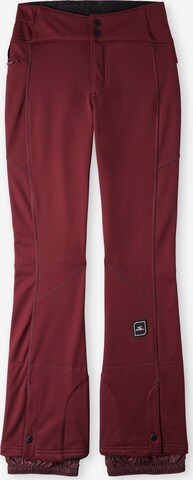 Regular Pantaloni sport de la O'NEILL pe roșu: față