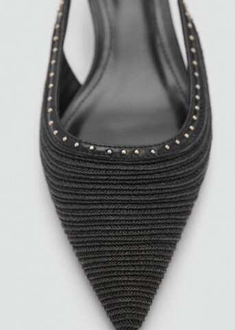 MANGO Slingpumps 'Natu' in Schwarz