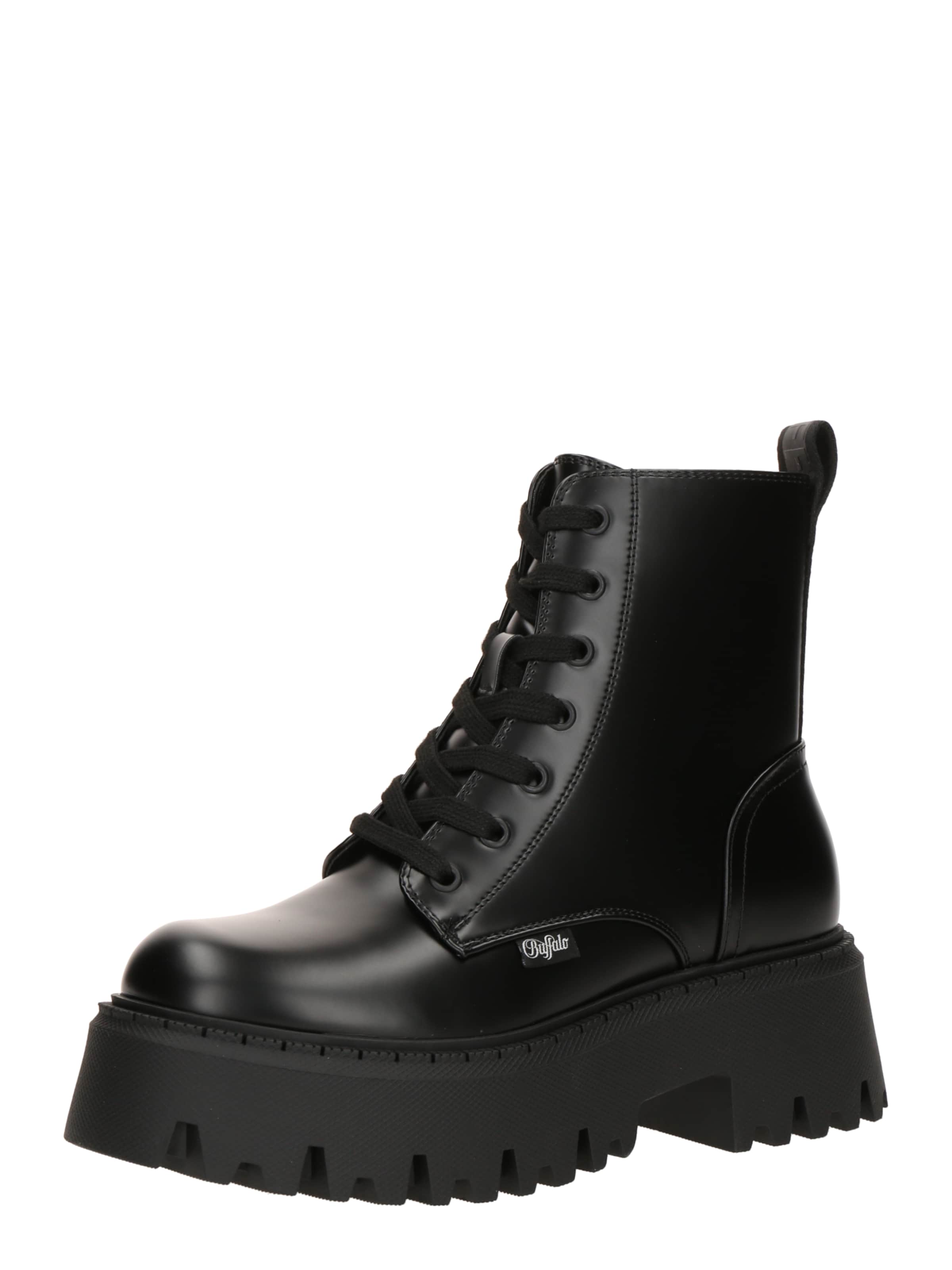 BUFFALO Μποτάκι με κορδόνια &#x27;Aspen&#x27; σε μαύρο: μπροστά