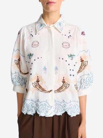 Camicia da donna di Rich & Royal in bianco: frontale