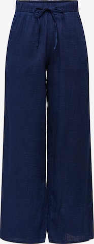 ONLY Wide leg Trousers 'ONLLEONI' in Blue: front