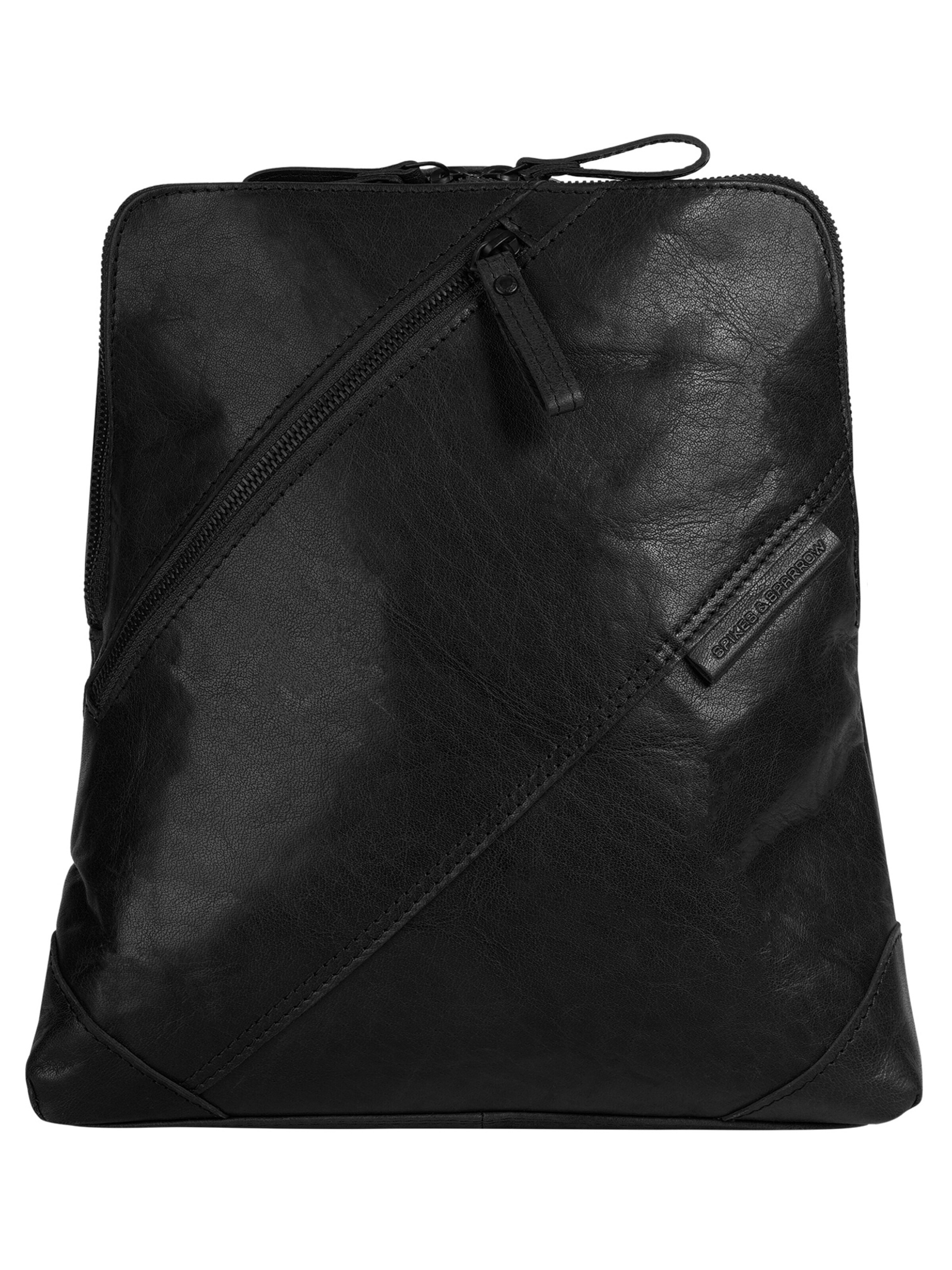 Spikes & Sparrow Rucksack‌‌‌ in Schwarz: Vorderseite