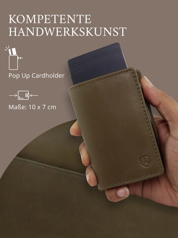 Akaroa Portemonnaie 'Slim Wallet Pelle II'‌‌‌‌‌‌‌‌‌ in Grün