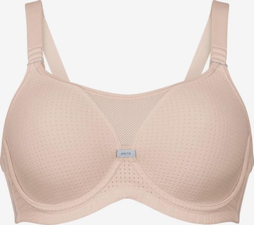ANITA Bustier BH 'Performance WireX' in Pink: Vorderseite