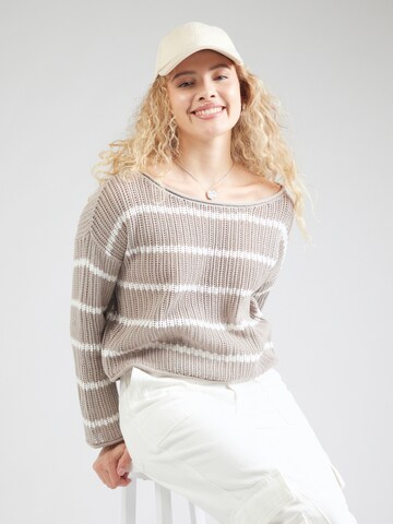 HOLLISTER Свитер в Серый: спереди