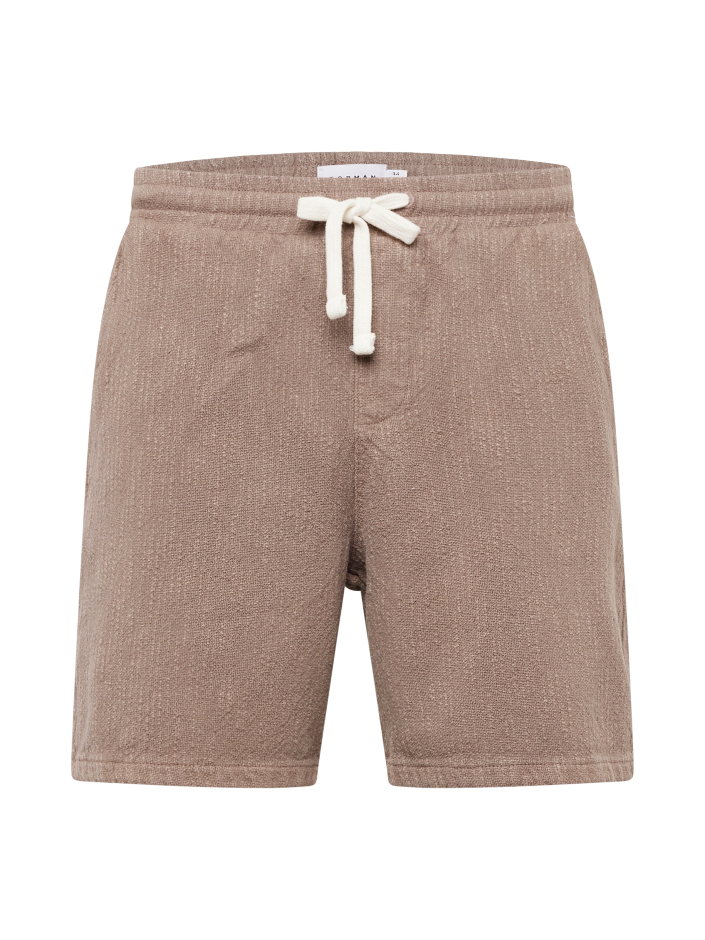 TOPMAN Обычный Штаны в Коричневый: спереди